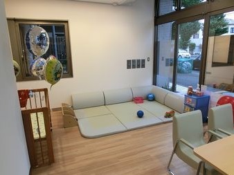 充実したキッズコーナー。