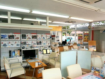 ショールームはアットホームな感じです。