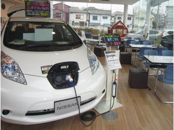 明るいショールームです。