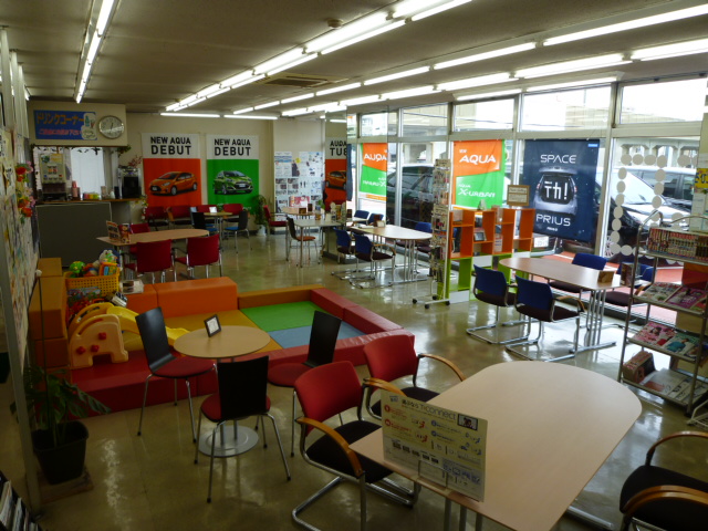 待合スペース広いです