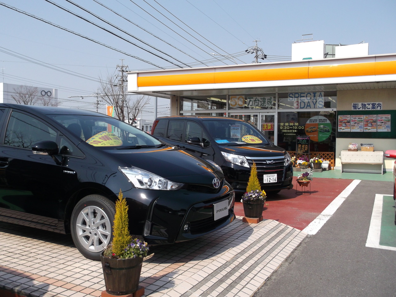 展示場・入口付近の風景