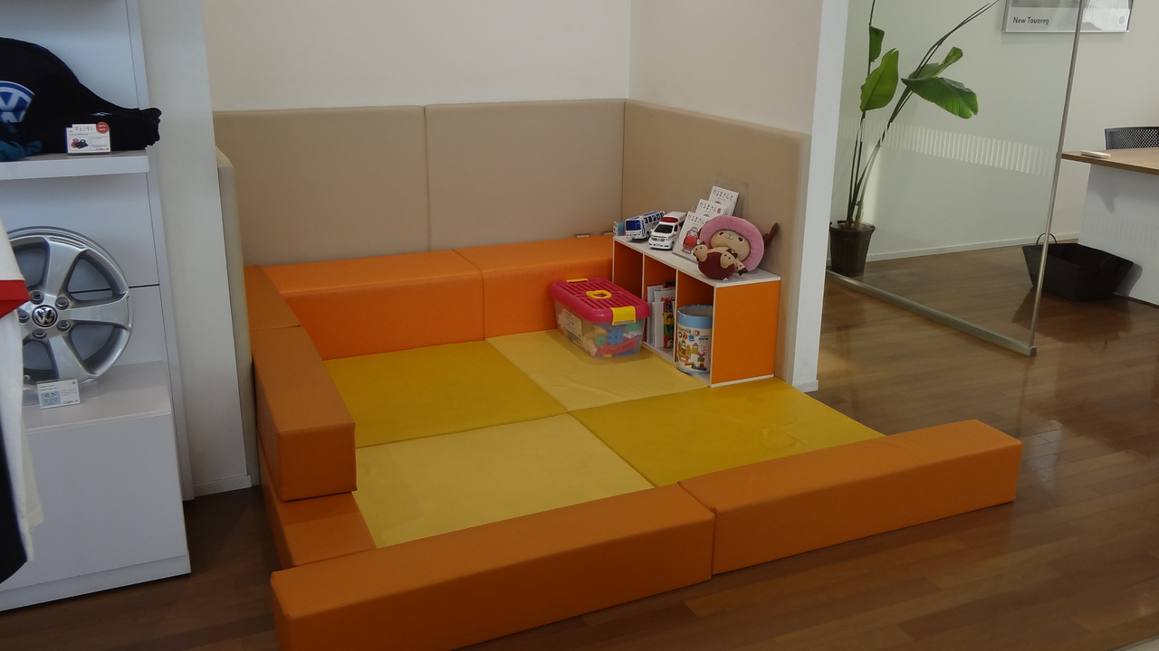 小さいお子様も安心のキッズスペース！