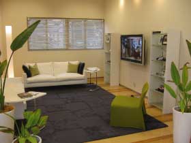 くつろぎのラウンジコーナー