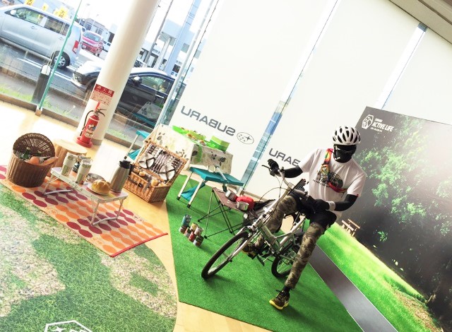 アウトドアグッズを車に乗せてキャンプへＧＯ！！