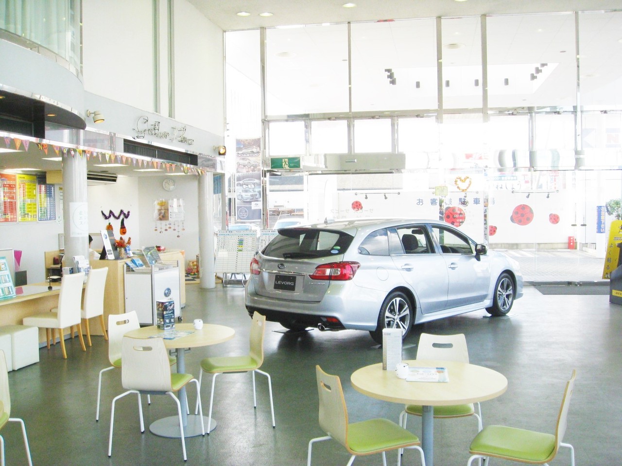 ポップな店内★☆