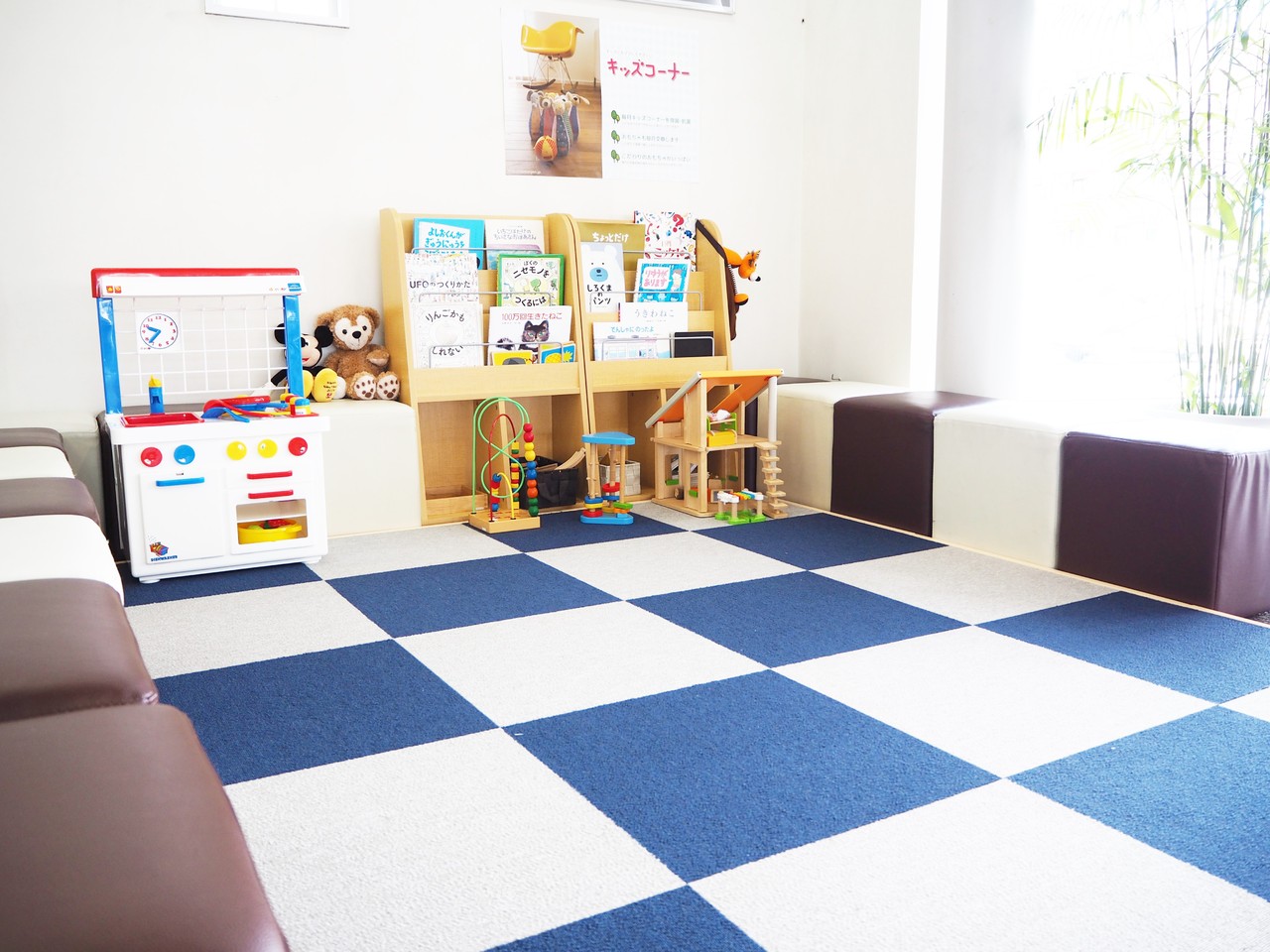 キッズコーナーでお子様も楽しく♪♪