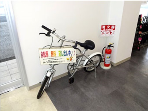 無料の貸し出し自転車