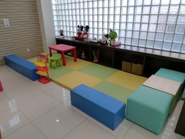 キッズコーナーやおむつ替えシートも設置しています