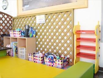 日当たりの良い、キッズコーナーです。