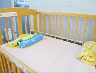 キッズコーナーやベビーベットはご自由にご利用ください。