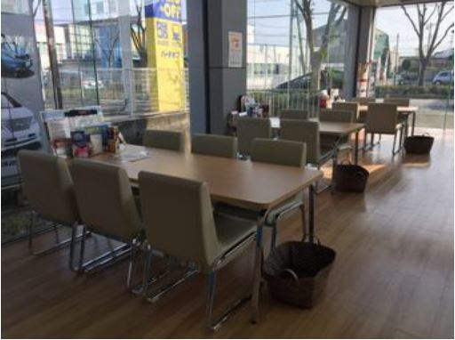 広いスペースでゆったりとお話させていただきます。