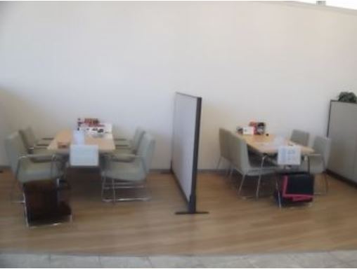 商談コーナーではゆったりとお話させていただきます。