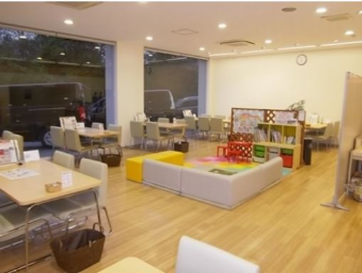 ゆったりとした、商談コーナー