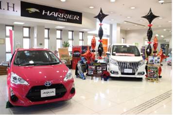 新鮮な展示や装飾を心掛け、話題豊富なショールームを目指しております。