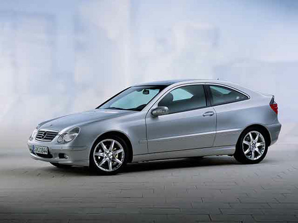 Pma 1/43 Mercedes Benz C Class Sports Coupe 2001 Light Green