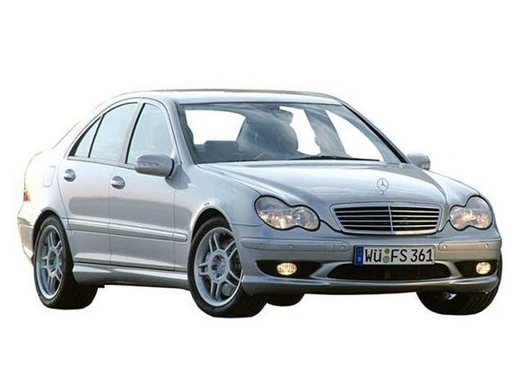 # H13年 ベンツ C32 AMG W203 左ハンドル車 Cクラス 純正 ストラット 1台分　ショック サス [ZNo:31004121] H13年 ベンツ C32 AMG W203 左ハンドル車 Cクラス 純正 300Km&frasl;h