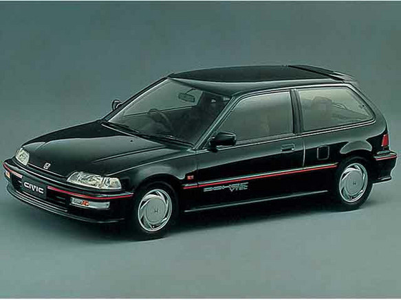 1/43 ホンダ シビック 1987 (EF系) 赤 | 絶版ミニカーショップ