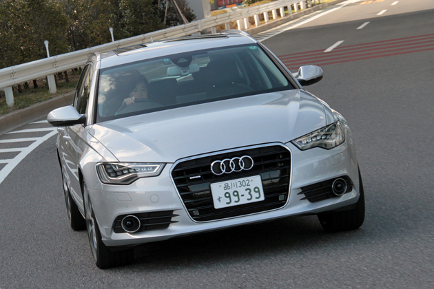 アウディ 新型 A6 アバント 2.8 FSI クワトロ　走り3