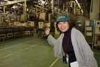 ジヤトコ工場を見学！写真は飯田裕子さん