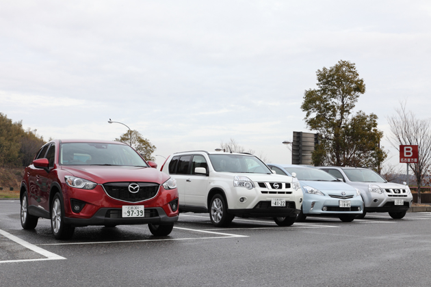 衝撃の結末へ！CX-5・プリウスα・エクストレイル 1,000km実燃費バトル！