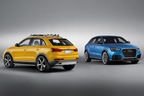 「Audi Q3 jinlong yufeng」(金龍玉峰)と「Audi RS Q3コンセプト」