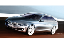 BMW 新型 3シリーズ ツーリング　イメージスケッチ・エクステリア