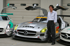 竹内浩典選手と#52 GREEN TEC & LEON SLS「Mercedes-Benz SLS AMG GT3」