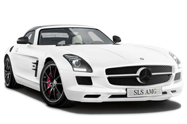 Minichamps 1:18 Mercedes-Benz SLS Roadster white B66960079 model car  B66960079