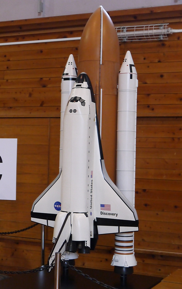 スペースシャトル ディスカバリーの模型
