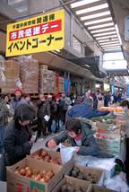 千葉市中央卸売市場[千葉県千葉市美浜区](市民感謝デーの模様)