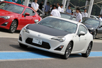 「トヨタ 86 サーキット試乗会」[2012/06/24：袖ヶ浦フォレストレースウェイ]　カーボン調のラッピングが施された試乗車