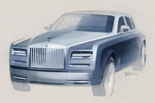 ロールスロイス 新型「ファントム」シリーズII　イメージスケッチ