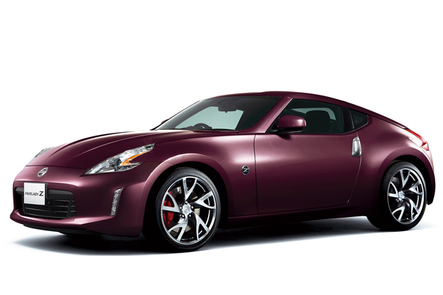 1/10 日産240 Z マルーン カラースペアボディ メッキホイール付き