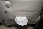 トヨタ 新型ポルテ 運転席シートバック ティッシュポケット＆買い物フック