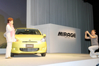 三菱 新型 グローバル コンパクトカー「ミラージュ」発表会　ステージの模様11