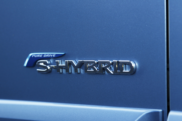 新型セレナハイブリッド（S-HYBRID）ロゴ