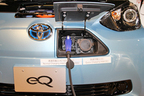 トヨタ 新型EV(電気自動車)「eQ」(イーキュー)　充電口[カットボディ]