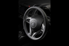 ホンダ 新型CR-Z／[ホンダアクセス] ステアリングホイール（本革製／ブラック・シルバーステッチ）