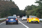 「86S(ハチロックス)」[2012年10月13日土曜日：箱根 TOYO TIRES ターンパイク]「DAWN DRIVE」　片側1車線の道も、貸切りだから併走OK！