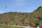 「86S(ハチロックス)」[2012年10月13日土曜日：箱根 TOYO TIRES ターンパイク]「リッジブランチ」空撮のヘリがハチロクの群れを狙う！