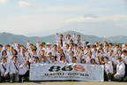 「86S(ハチロックス)」[2012年10月13日土曜日：箱根 TOYO TIRES ターンパイク]　この満面の笑顔！　参加者たちの満足度の高さがうかがい知れる