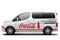 日産、100%電気商用車「e-NV200」の投入に向けた実証運行を コカ・コーラ セントラル ジャパンと開始