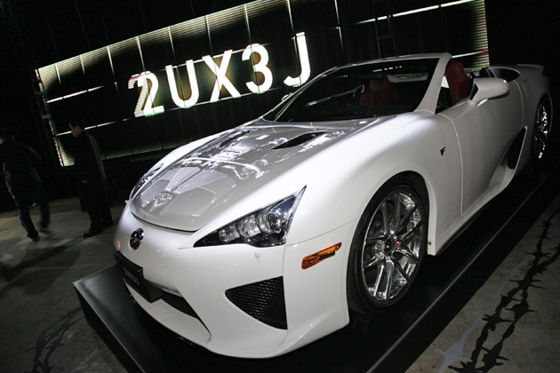 [東京オートサロン2013]「2UX3J」(LEXUS)レクサスブース　レクサスLFA