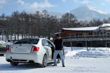 女神湖での雪上＆氷上試乗会