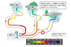 「逃げ地図」概念図