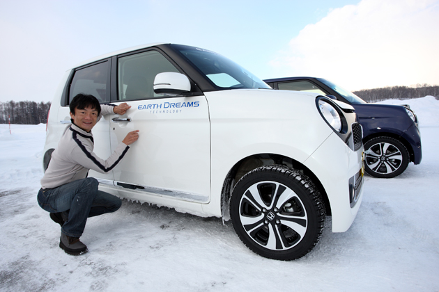 13ホンダ雪上試乗レポート Cr V N One N Boxからアクティトラックまで ホンダ の市販車で雪上試乗を満喫 編 1 2 徹底検証 13年新型車種ー試乗レポート Mota