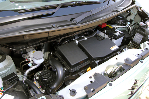 スズキ スペーシア「X」「G」に搭載される3気筒 DOHC 12V 吸排気VVT ノンターボ(NA)エンジン「R06型」