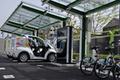 トヨタ、「とよたエコフルタウン」に、電動モビリティの充電ステーション「スマートモビリティパーク」を設置