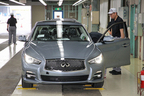日産 栃木工場 新型「Infiniti Q50」オフライン式　栃木工場 INFINITI生産ラインの模様[2013/05/14]