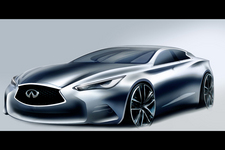 Infiniti Q50 Sport Sedan(インフィニティ Q50 スポーツセダン：日本名「日産 スカイライン」)　イメージスケッチ[Photo:Infiniti]